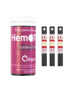 Caixa com 50 Fitas para Hemotest